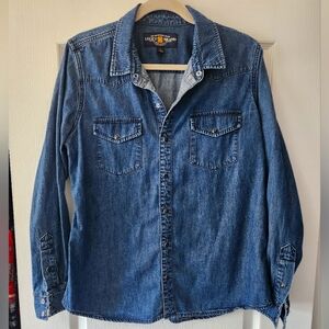 Lucky Brand denim long sleeve shirt
